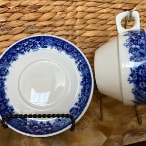 Bavaria Blue & White Large Cup & Saucer